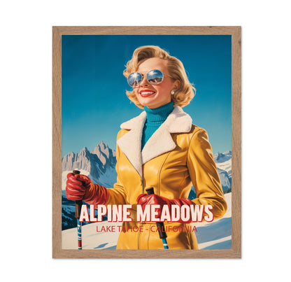 Alpine Ski Poster