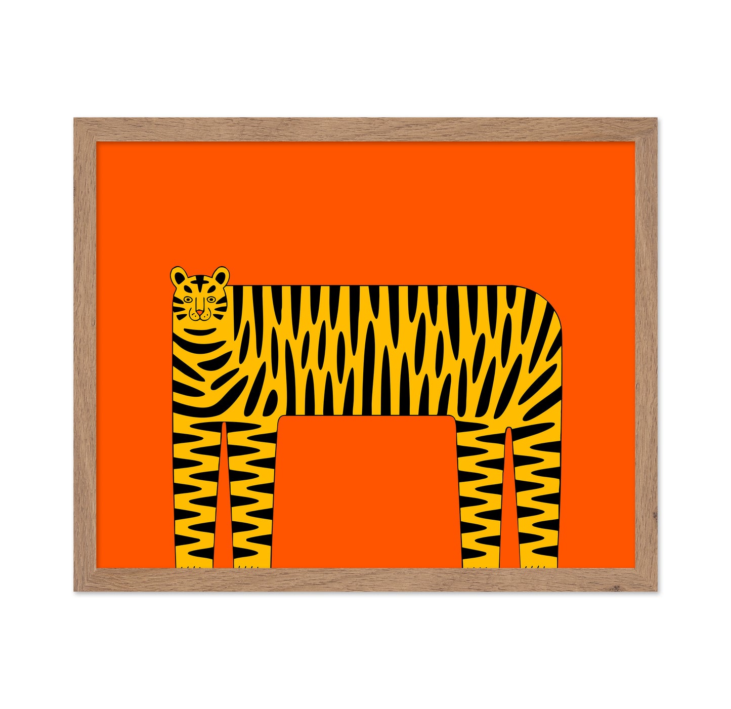 Graphic Tiger Frame