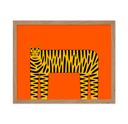 Graphic Tiger Frame