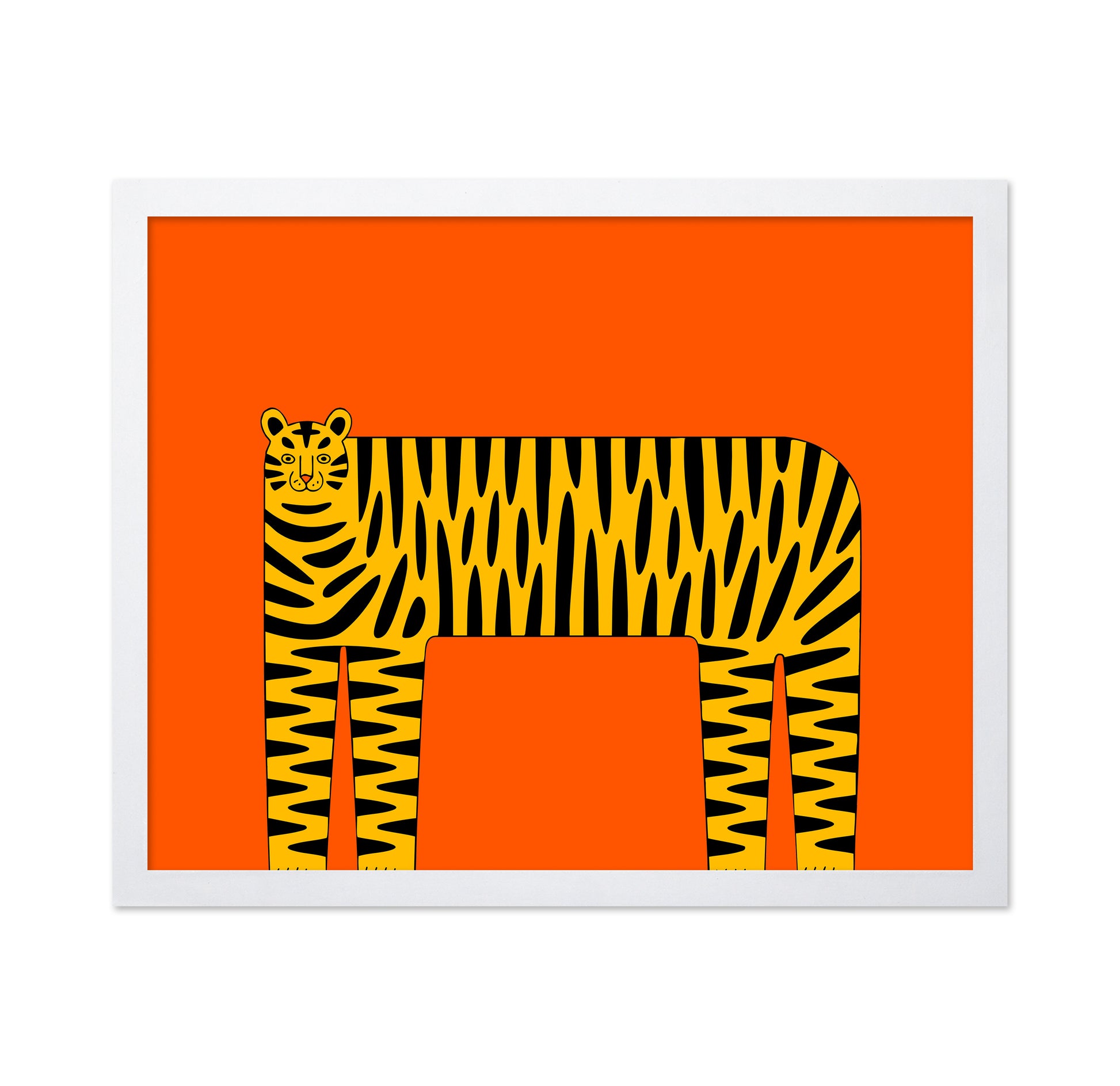Graphic Tiger Frame