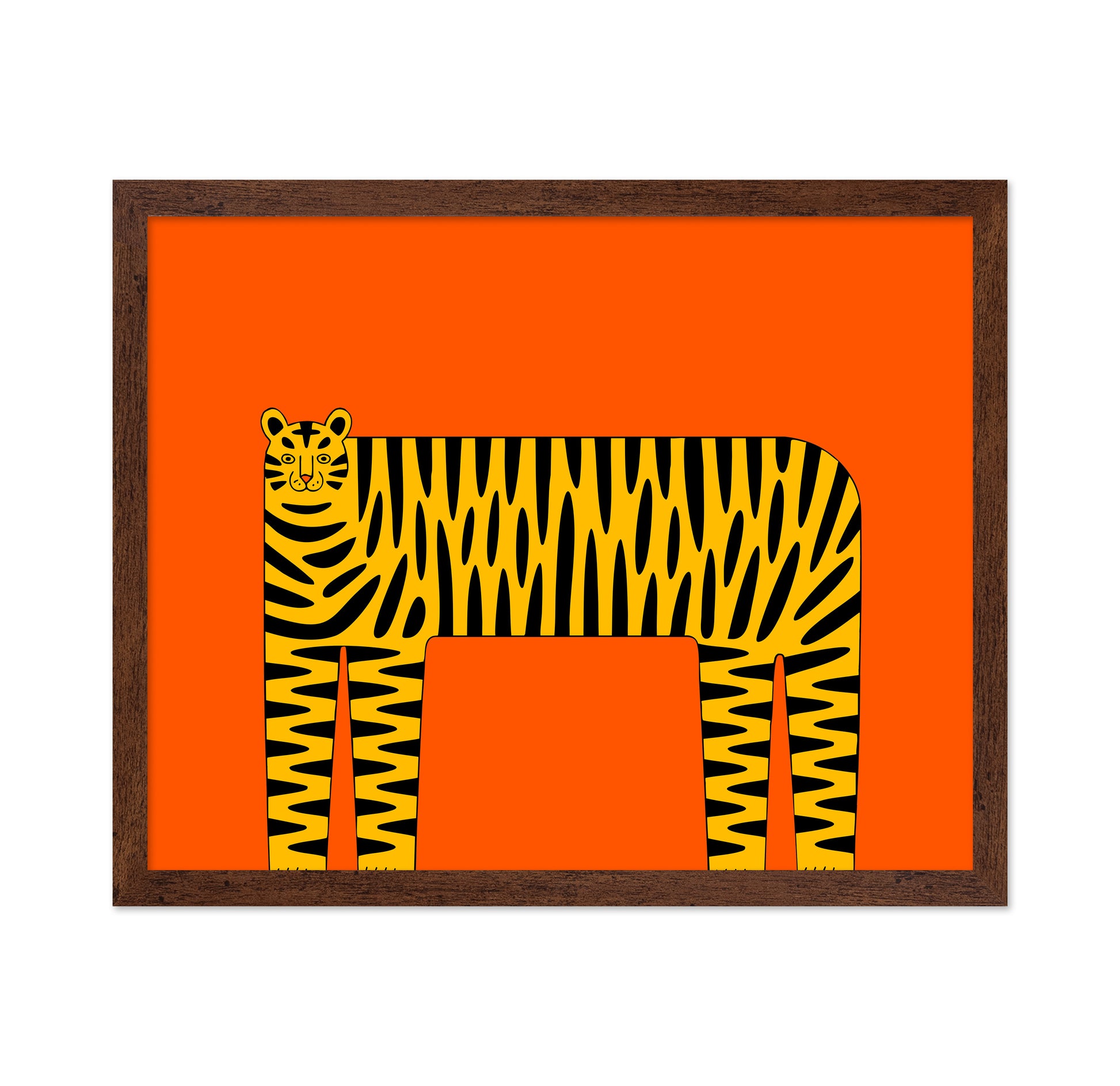 Graphic Tiger Frame