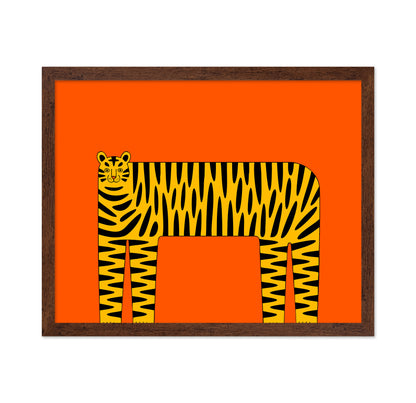 Graphic Tiger Frame