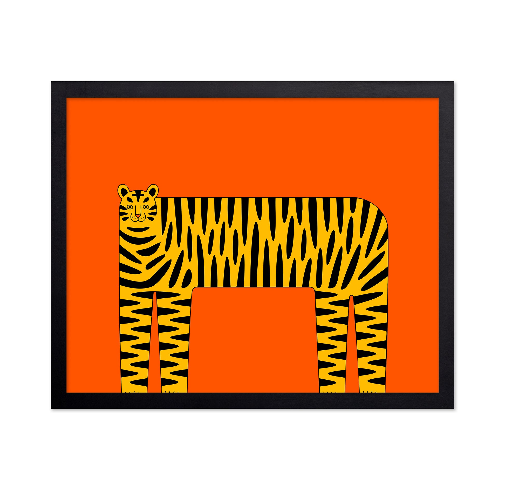 Graphic Tiger Frame