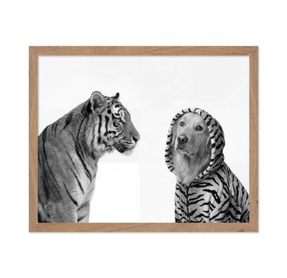 Tiger And Dog Duo
