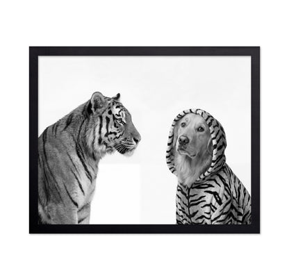Tiger And Dog Duo