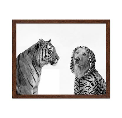 Tiger And Dog Duo