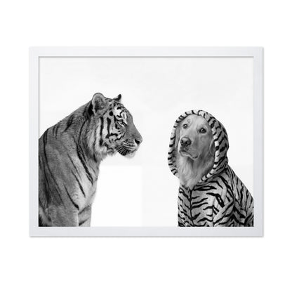 Tiger And Dog Duo