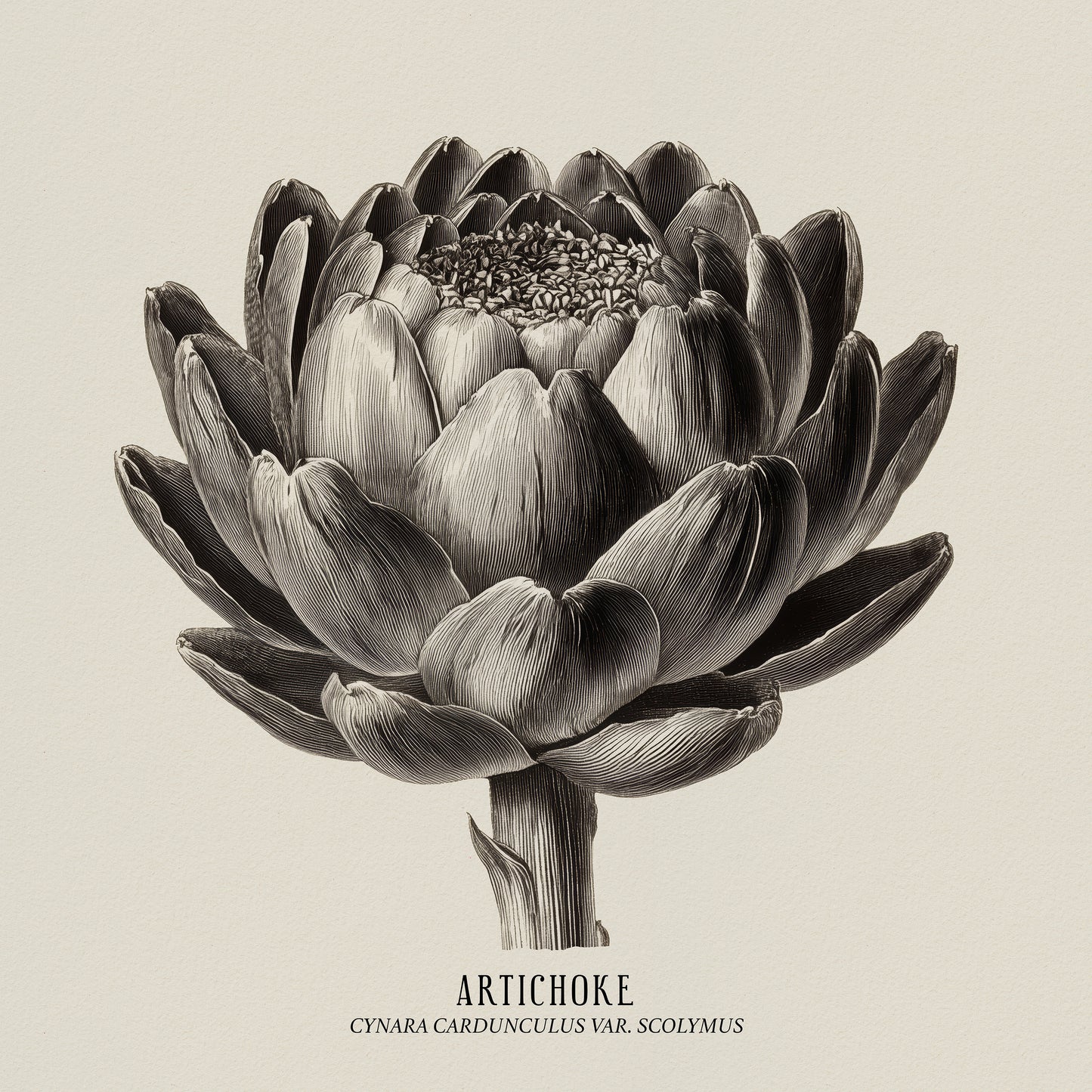 Vintage Artichoke Study