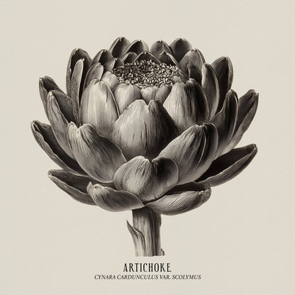 Vintage Artichoke Study