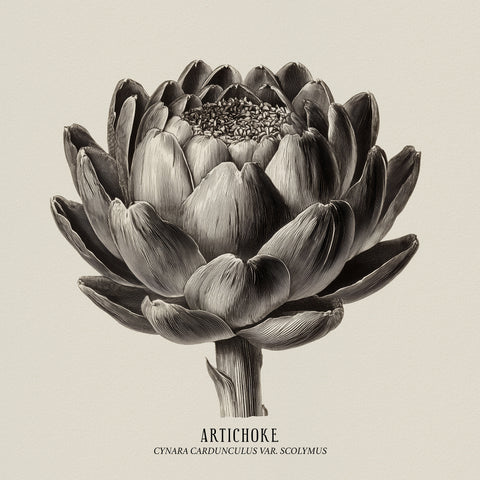 Vintage Artichoke Study