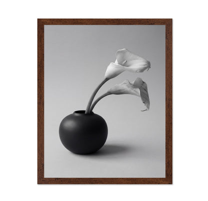 Calla Lily in Black Vase