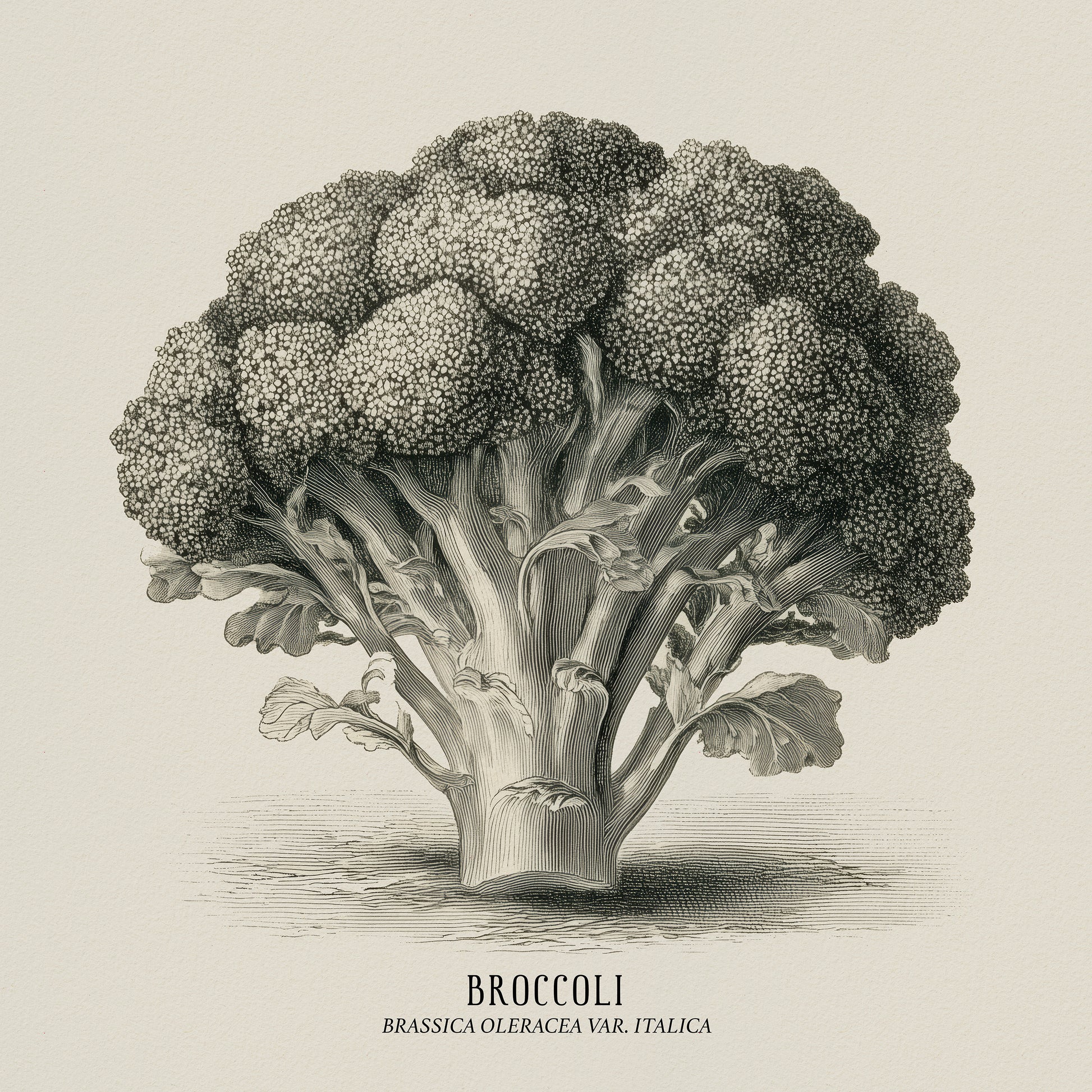 Vintage Broccoli Study