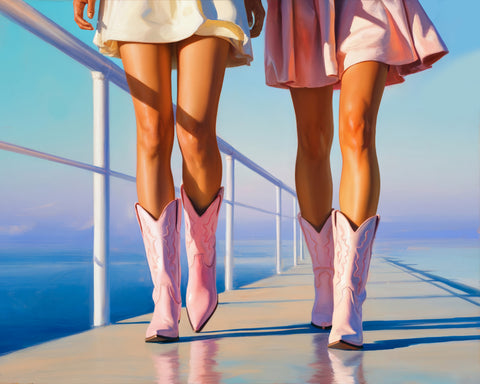 Pink Boots Stroll