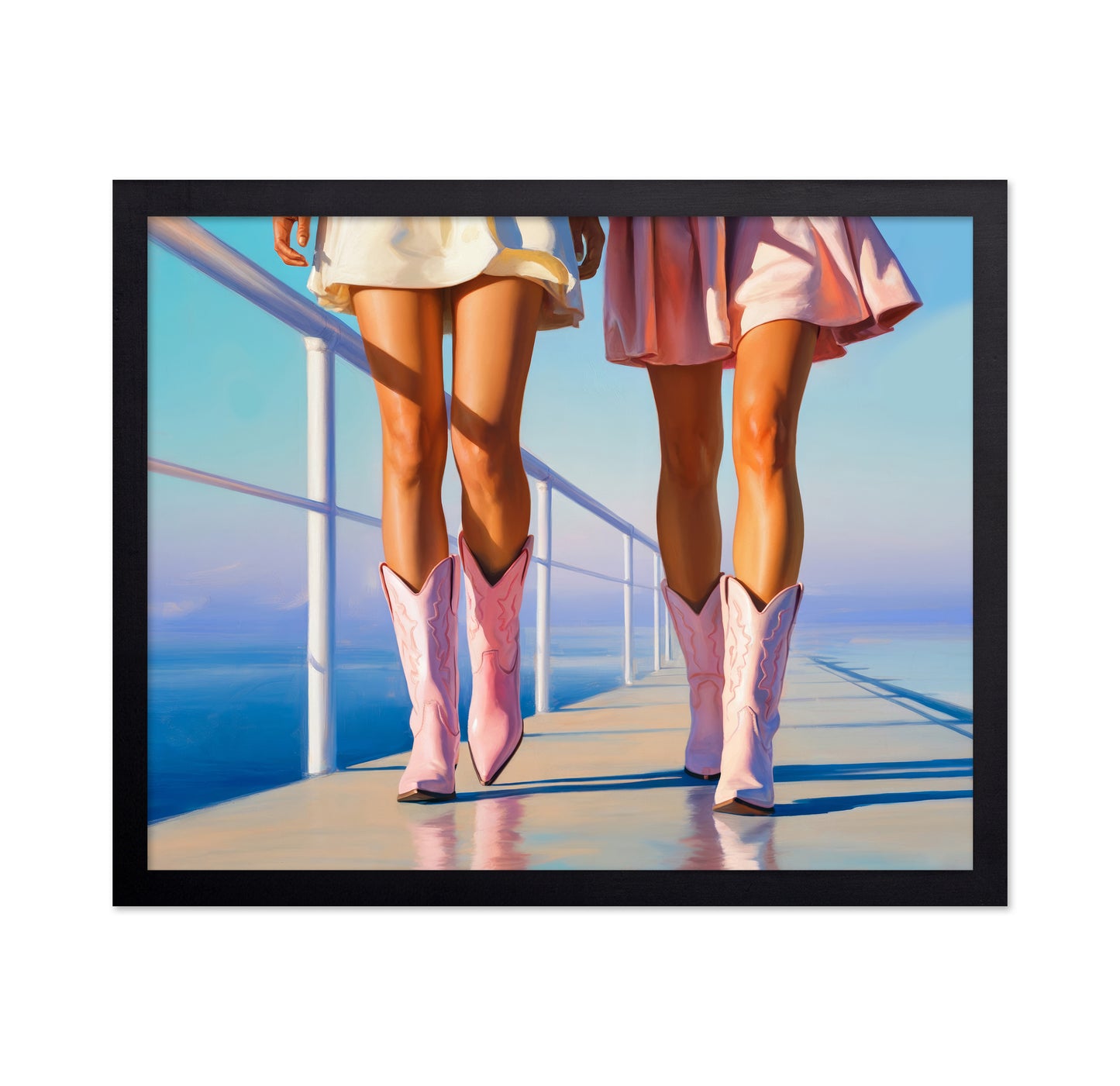 Pink Boots Stroll