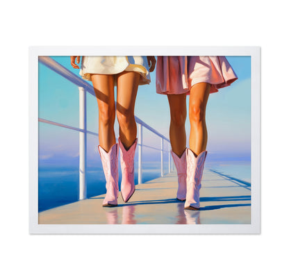 Pink Boots Stroll