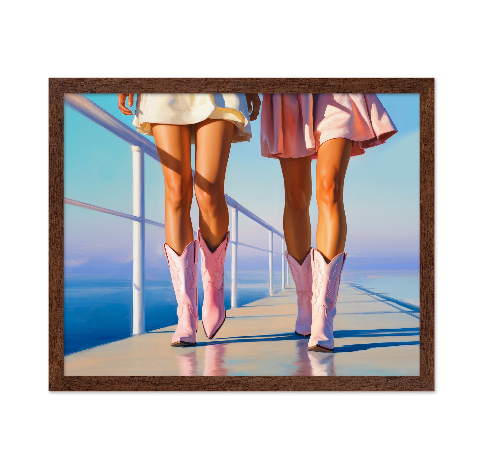 Pink Boots Stroll