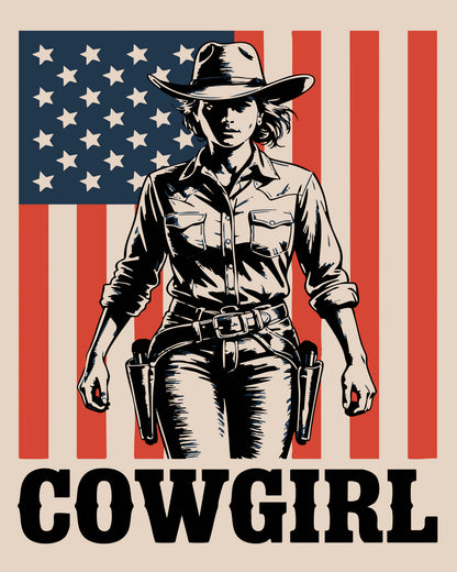 American Cowgirl Poster
