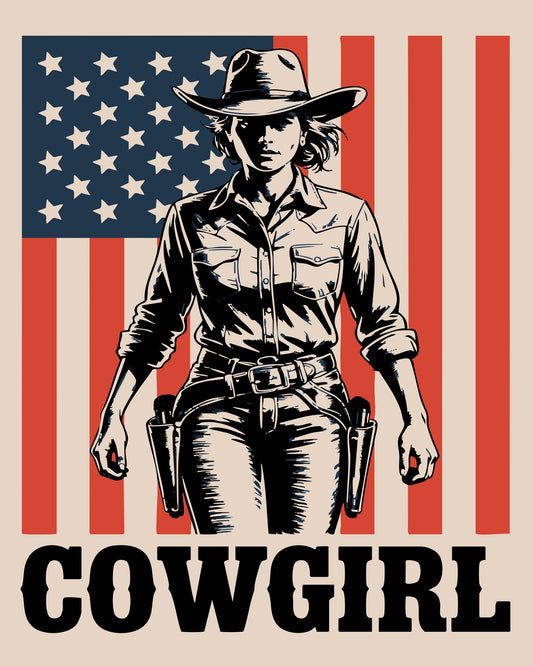 American Cowgirl Poster