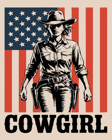 American Cowgirl Poster