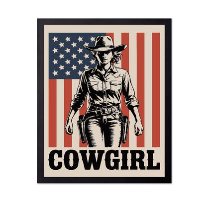 American Cowgirl Poster