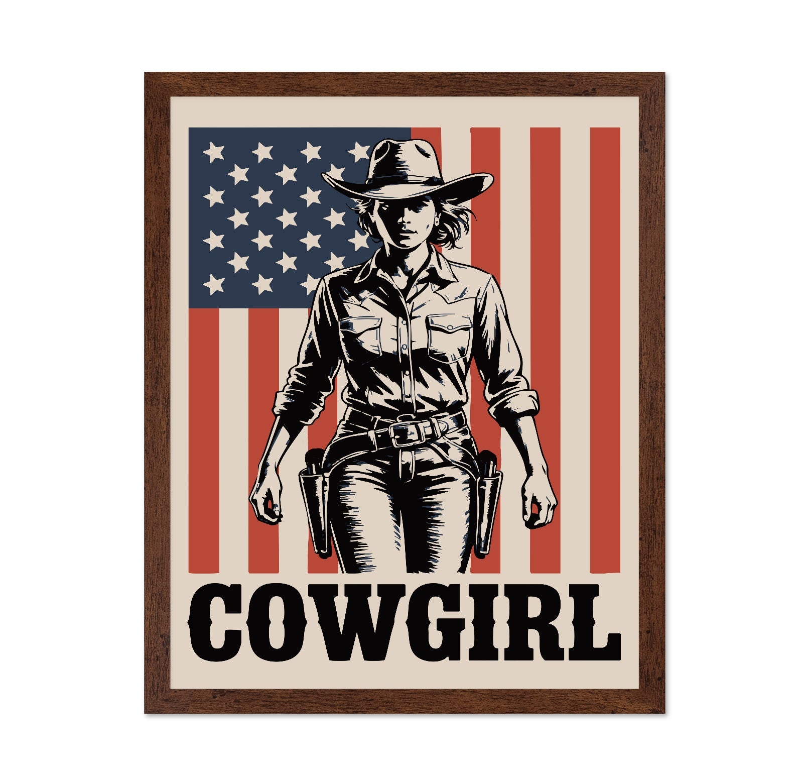 American Cowgirl Poster