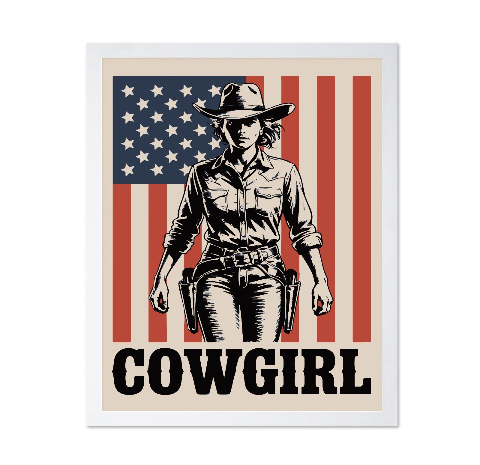 American Cowgirl Poster