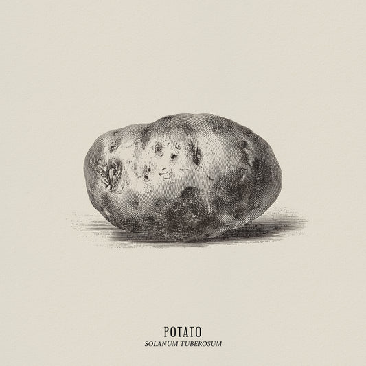 Vintage Potato Botanical
