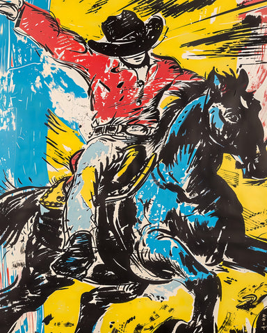 Pop Art Rodeo Rider