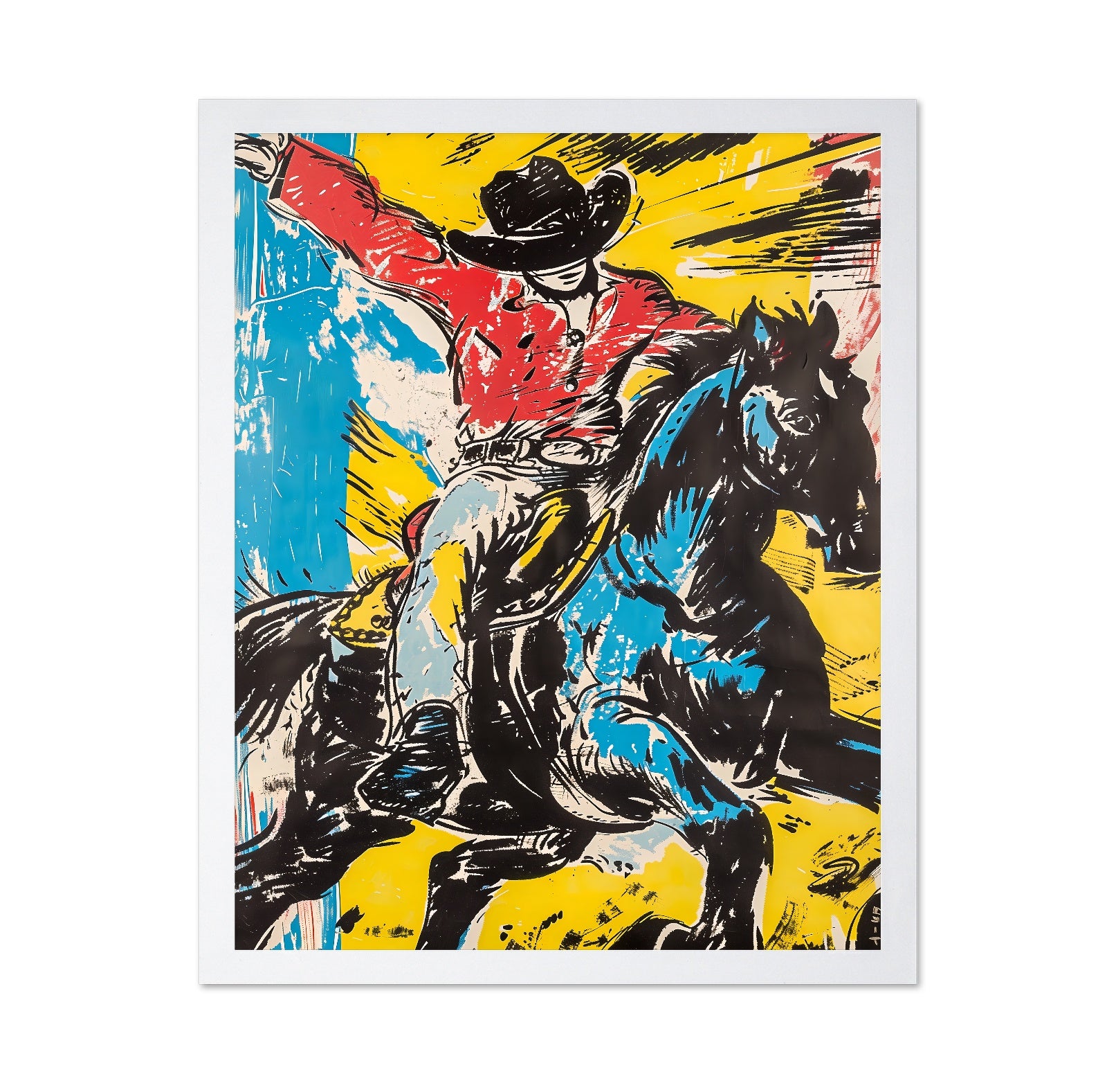 Pop Art Rodeo Rider