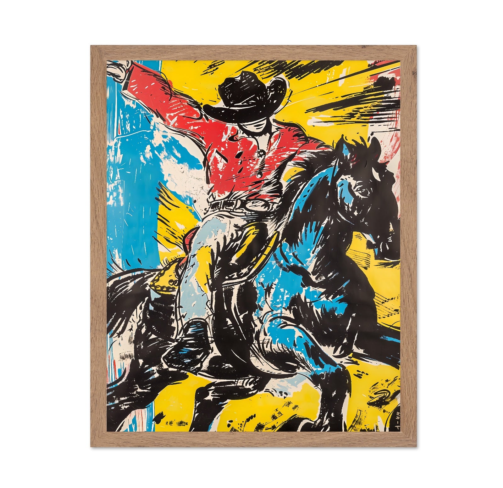 Pop Art Rodeo Rider