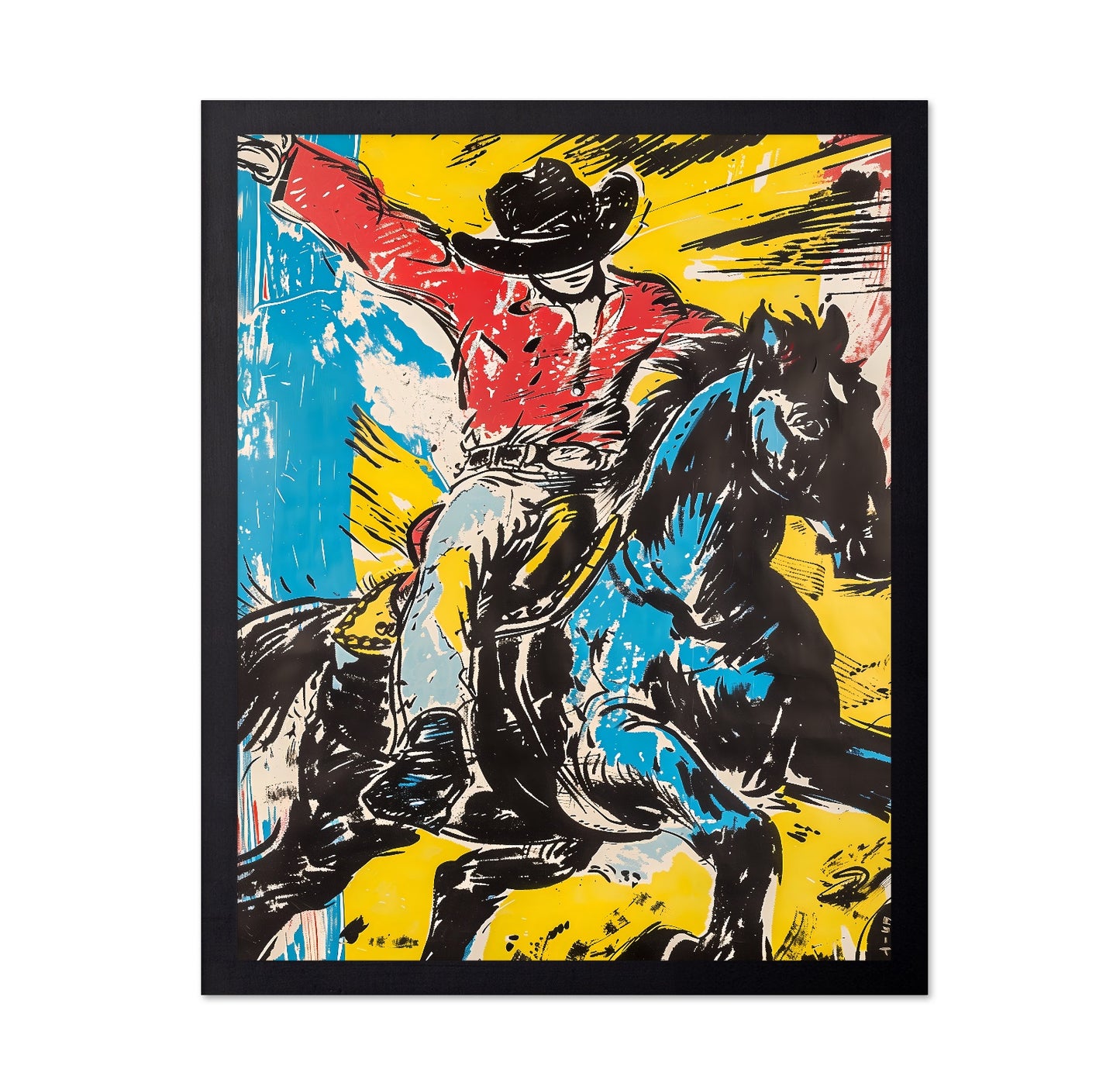 Pop Art Rodeo Rider