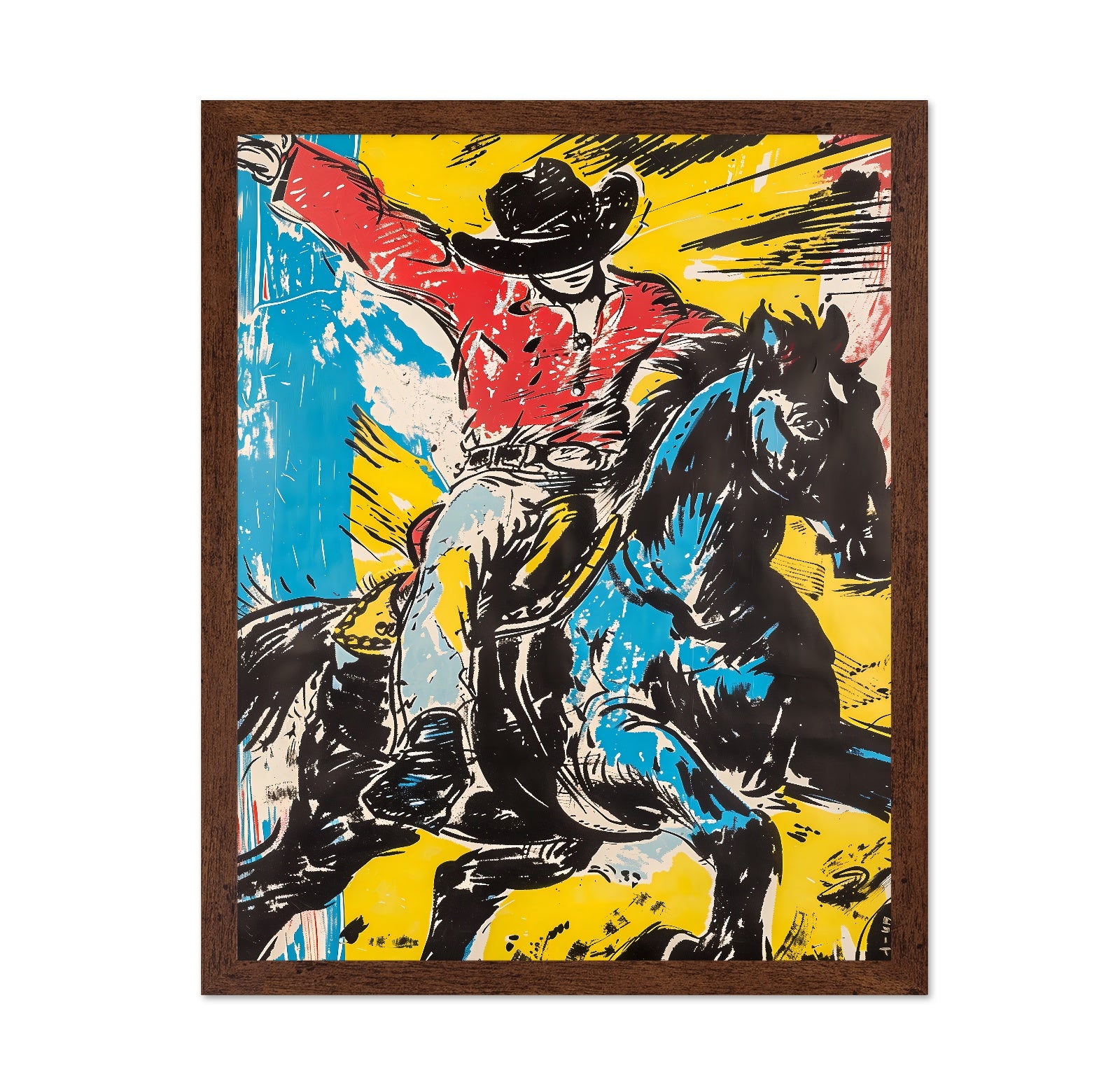 Pop Art Rodeo Rider