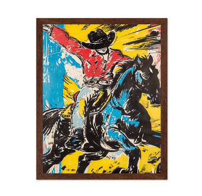 Pop Art Rodeo Rider