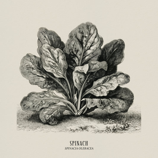 Vintage Spinach Botanical
