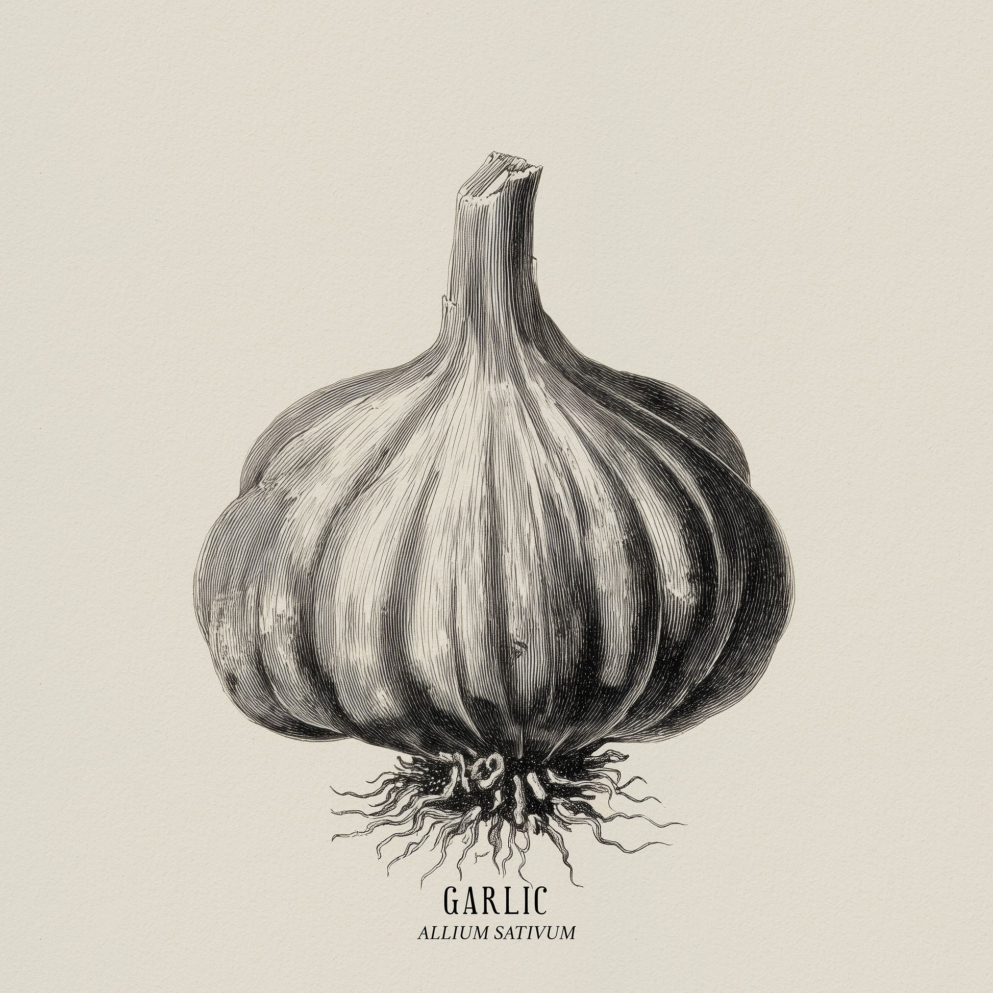 Vintage Garlic Botanical