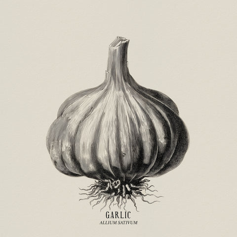 Vintage Garlic Botanical