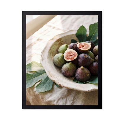 Fresh Figs in Rustic Bowl