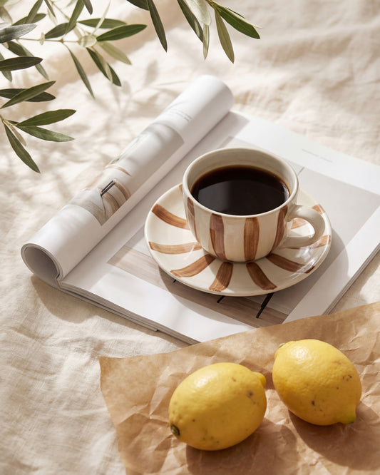 Coffee and Lemons Still Life