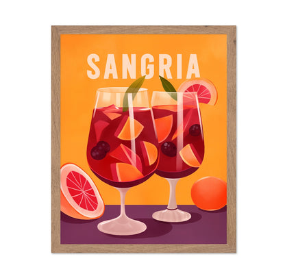 Bright Sangria Illustration