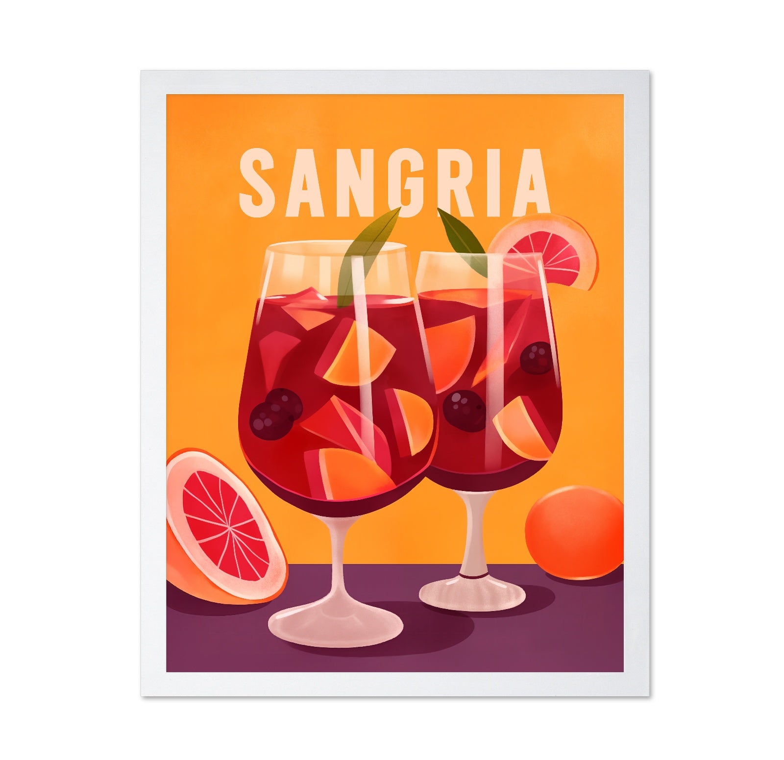 Bright Sangria Illustration