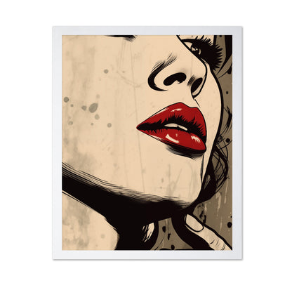 Red Lips Portrait