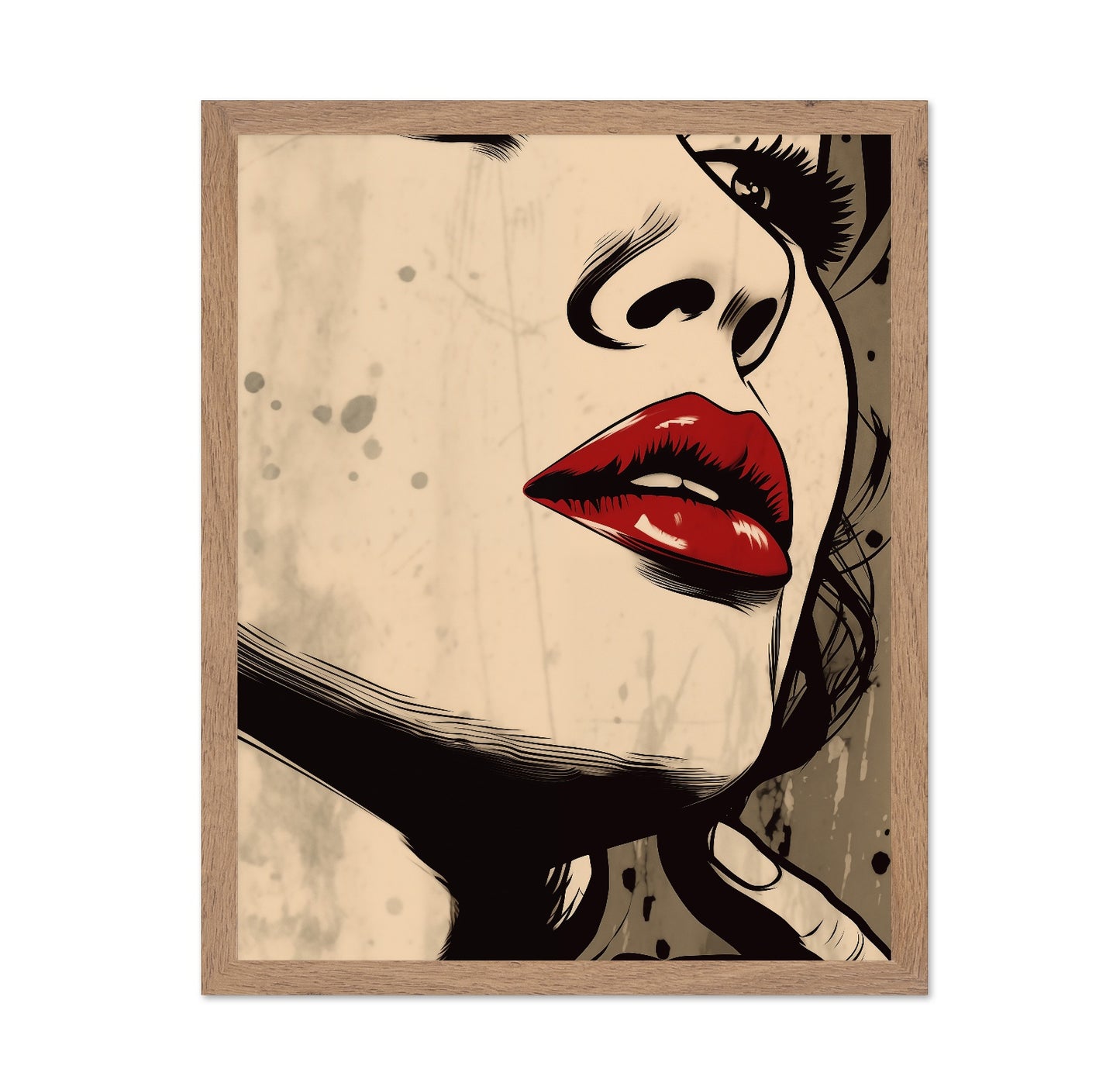 Red Lips Portrait