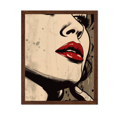 Red Lips Portrait