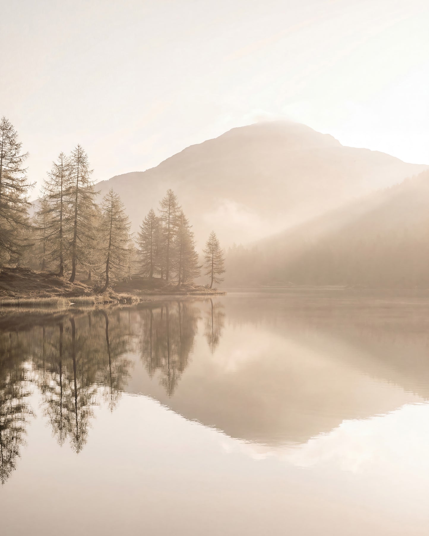 Misty Lake Dawn No2