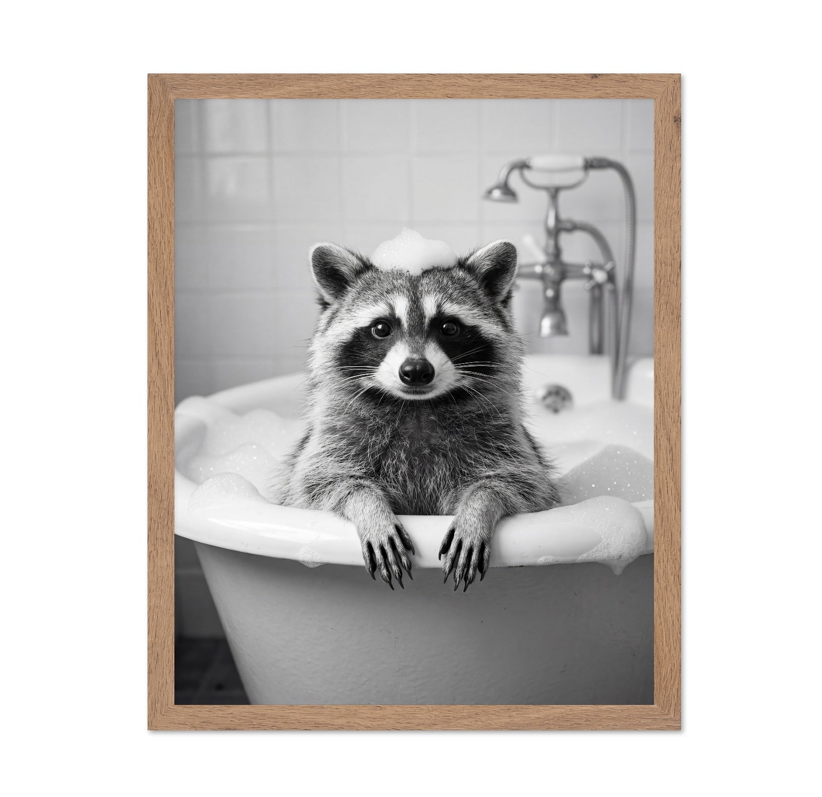 Bath Time Raccoon