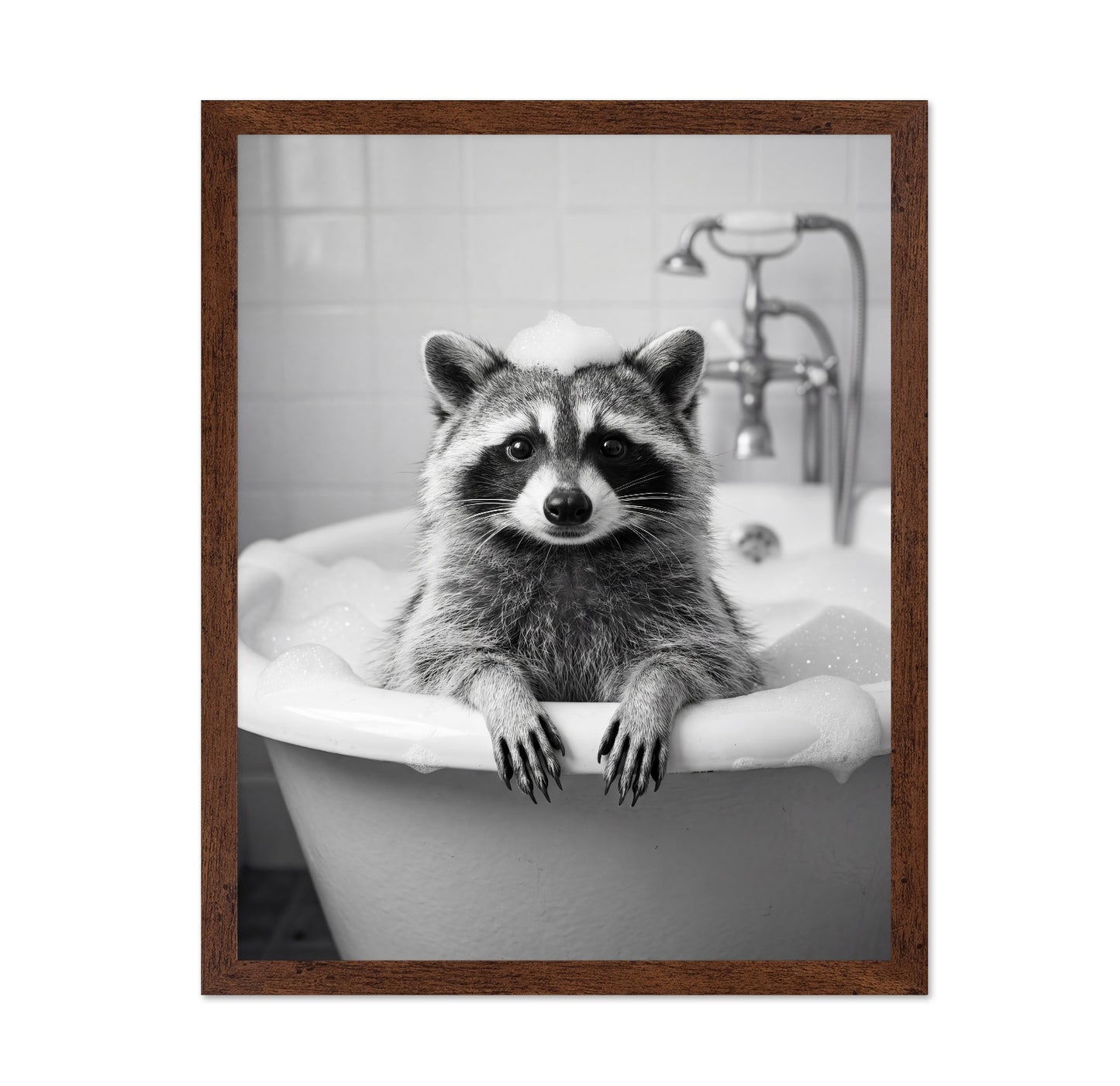 Bath Time Raccoon