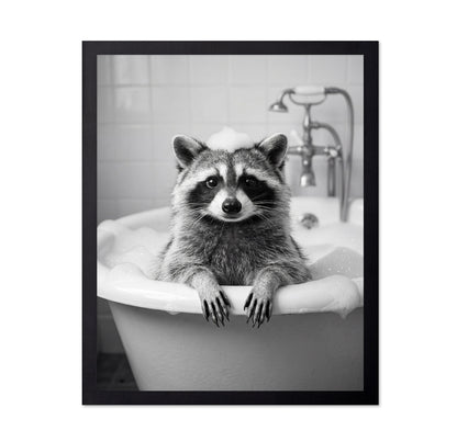 Bath Time Raccoon