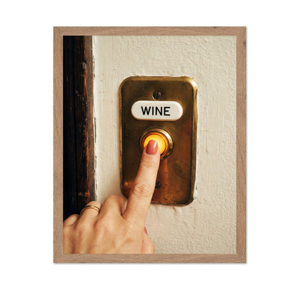 Wine Button Press