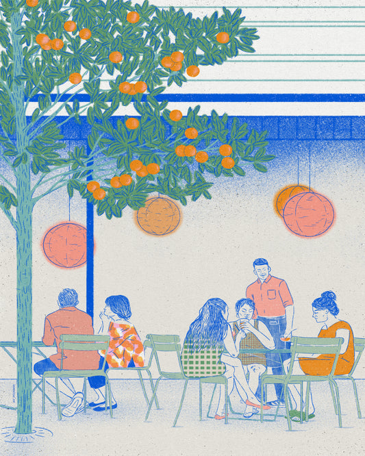 Orange Tree Cafe Scene