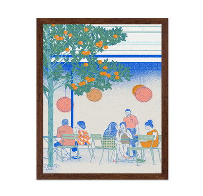 Cafe Under Orange Tree